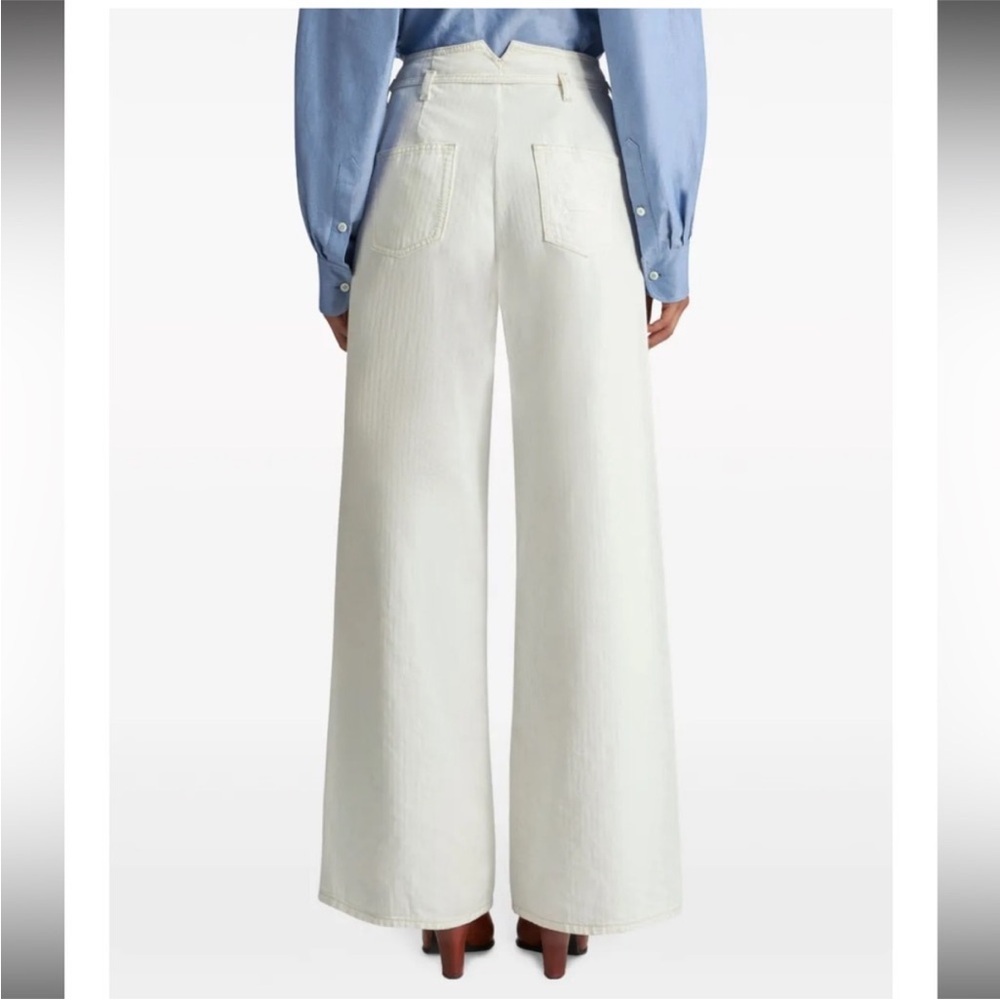 ETRO belted high-rise wide-leg jeans - Picture 9 of 11